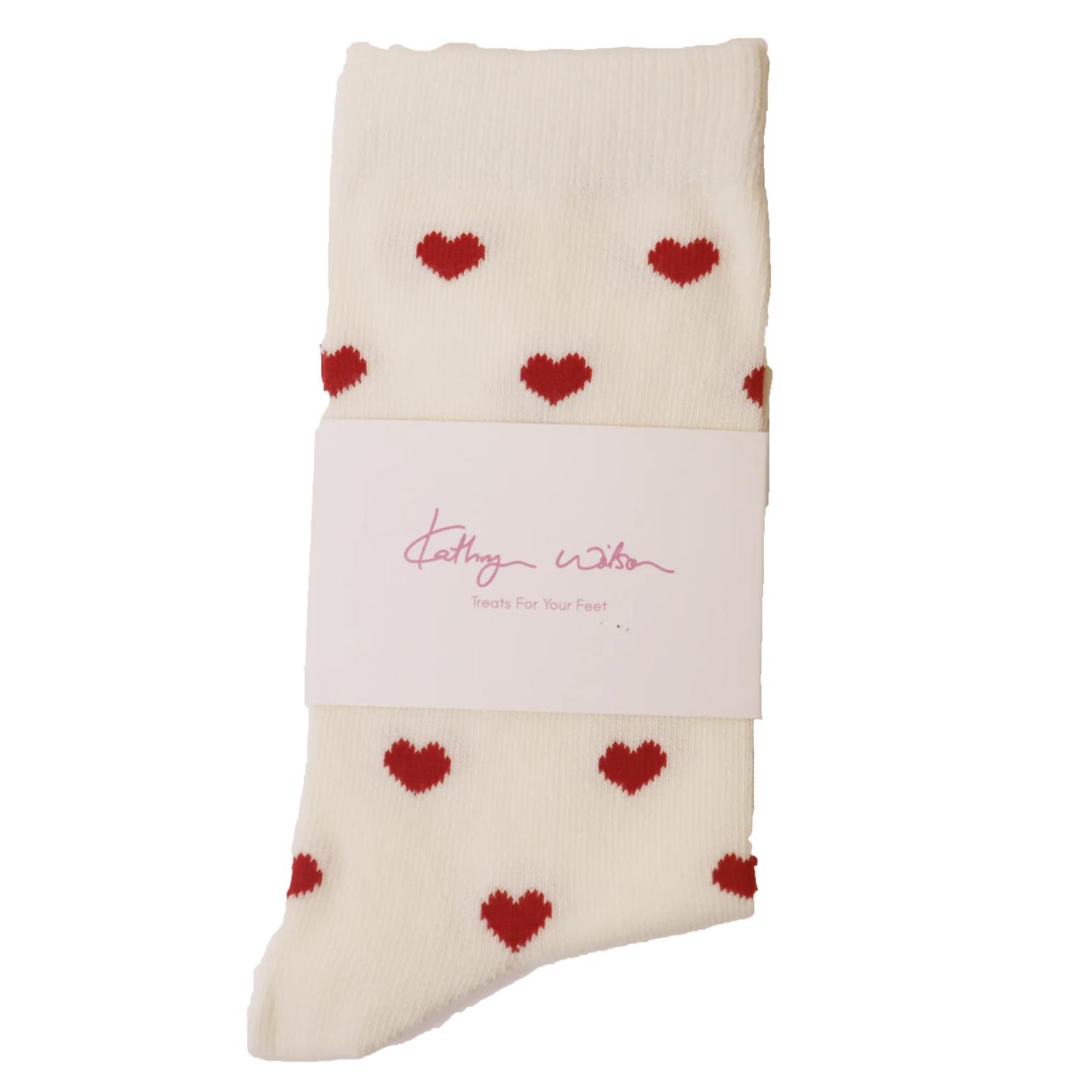 Kathryn Wilson Heart Sock